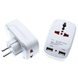 Адаптер переходник универсальный тройник с USB Kebidumei №1671 1671 фото 5