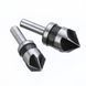 Набор зенковок HSS для снятия фаски 82&deg; (2 шт, 1/2" и 5/8") с круглым хвостовиком (0517) 0517 фото 1