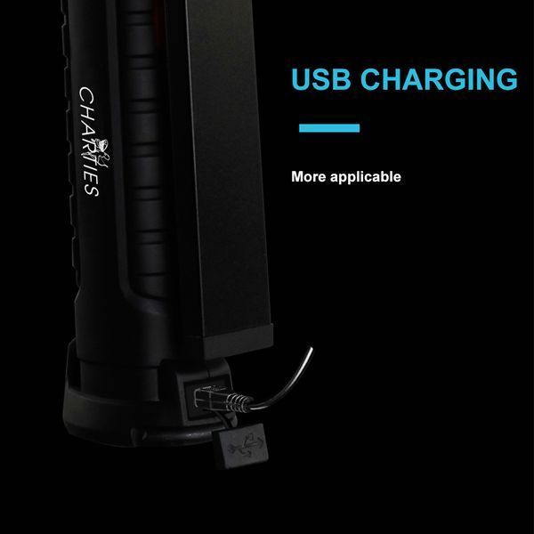 Фонарик раскладной аккумуляторный Worklight с магнитом и крючком (11 см, COB, USB) (0574) 574 0574 фото