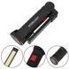 Фонарик раскладной аккумуляторный Worklight с магнитом и крючком (11 см, COB, USB) (0574) 574 0574 фото 7