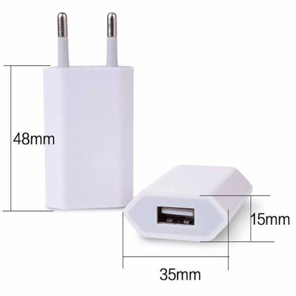 Мережевий адаптер зарядний пристрій із 220 В на USB Kebidumei No1901 1901 фото
