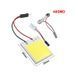 Светодиодная LED матрица COB для подсветки салона авто с адаптерами T10 / C5W Festoon (36х26 мм, 12V, 6000K) (0899) 0899 фото 8