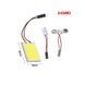 Светодиодная LED матрица COB для подсветки салона авто с адаптерами T10 / C5W Festoon (36х26 мм, 12V, 6000K) (0899) 0899 фото 6