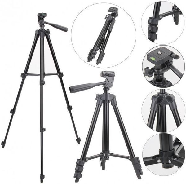 Штатив для фотоаппарата и смартфона 3120A алюминиевый 102 см (0838) 0838 фото