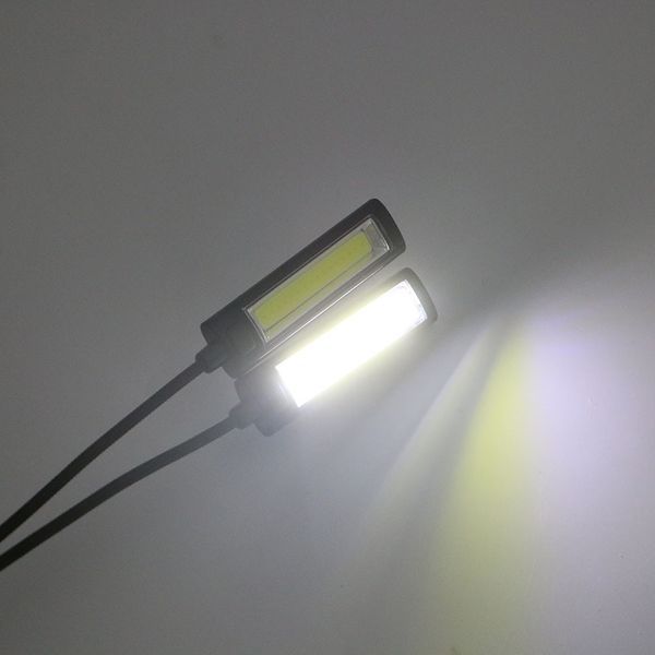 Гнучкий подвійний світлодіодний світильник-ліхтарик на кліпсі COB LED (USB / 3xAAA) (0203) 0203 фото