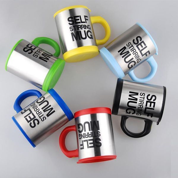 Кружка мешалка самоперемешивающая на батарейках Self Stirring Mug 400мл №1437 1437 фото