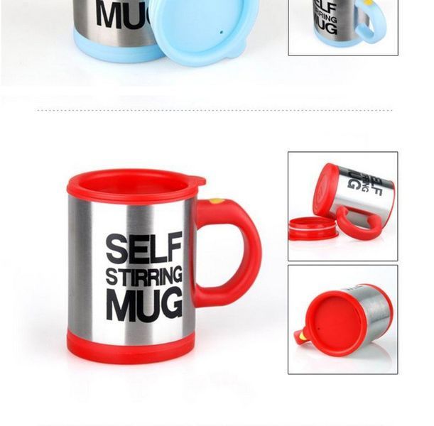 Кружка мешалка самоперемешивающая на батарейках Self Stirring Mug 400мл №1437 1437 фото