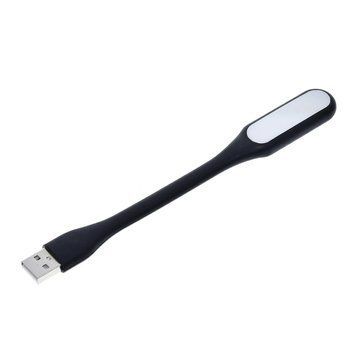 USB LED лампа гнучка для ноутбука та клавіатури 5V чорна (1999/1) 1999/1 фото