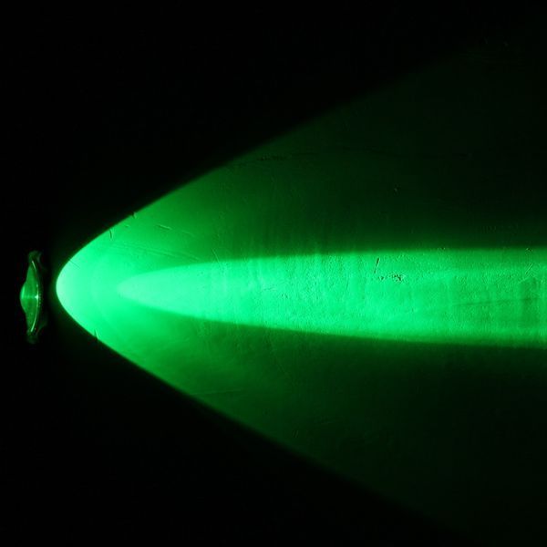 Світлодіодний підствольний ліхтар Q5 LED зеленого світла з акумулятором 18650 та USB зарядкою (971) 971 фото