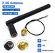 Антенна Wi-Fi 2.4 ГГц 3dBi RP-SMA с кабелем для кораблика прикормки и эхота (1629) 1629 фото 2