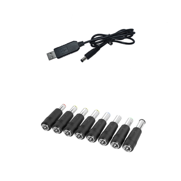 Перехідник адаптер USB для живлення роутера модему з 5 В на 9 В із набором штекерів REMAX No1773 1773 фото