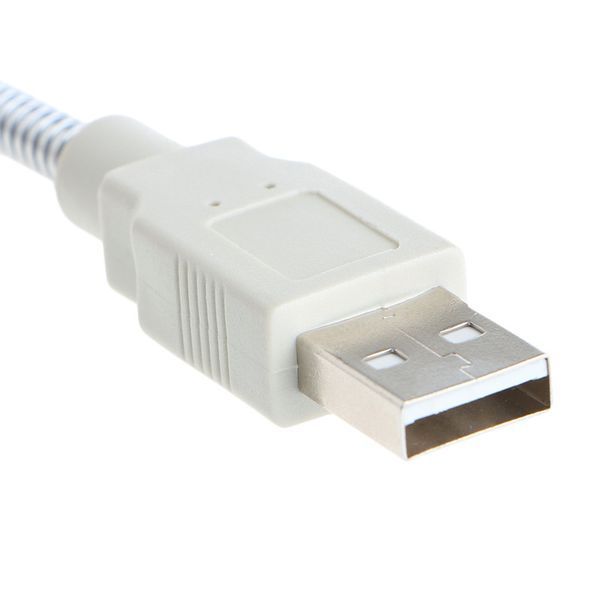 Гибкий USB мини вентилятор со светодиодными часами LED (0606) 0606 фото