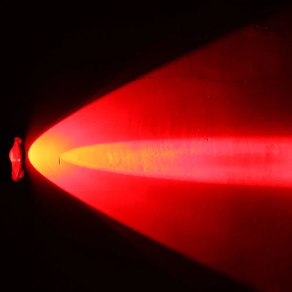 Світлодіодний підствольний ліхтар Q5 LED червоного світла з акумулятором 18650 та USB зарядкою (1971) 1971 фото