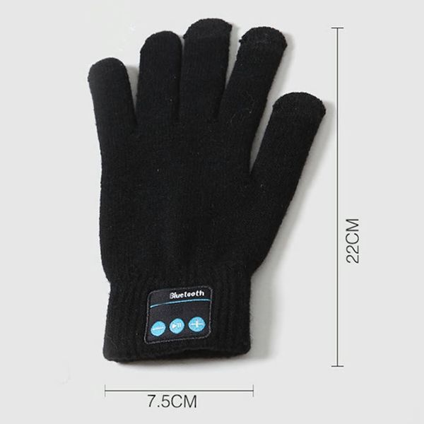 Рукавички з блютуз гарнітурою Жовті №492 492 фото