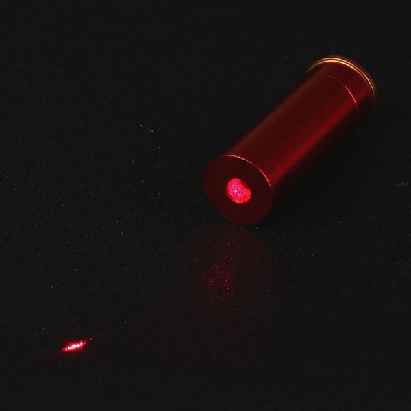 Патрон холодної пристрілки лазерний 12 калібру червоний калібрувальний (2309) 2309 фото