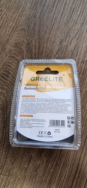 Аккумулятор li-on 18650 2000 мАч Greelite №1610 1610 фото